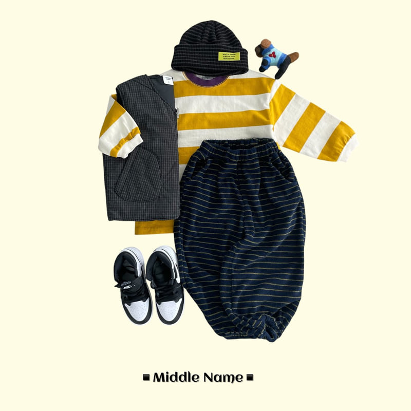 Little Foxx – Terry Stripe Jogger Pants