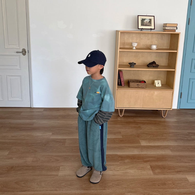 Little Foxx – Terry Colorblock Jogger Pants