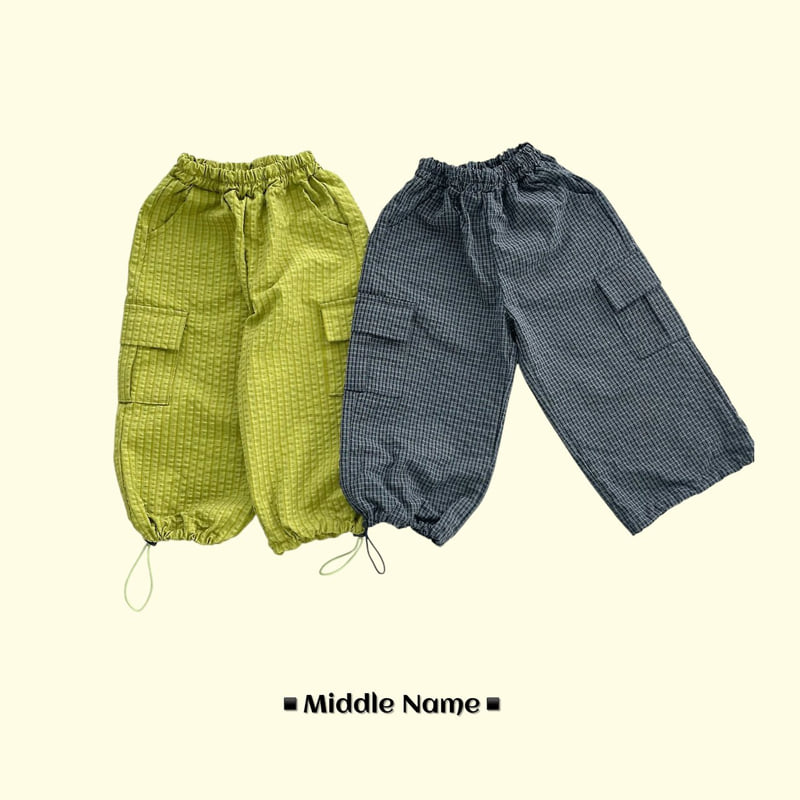 Little Foxx – Cargo Embo Check Pants