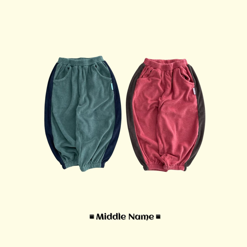 Little Foxx – Terry Colorblock Jogger Pants