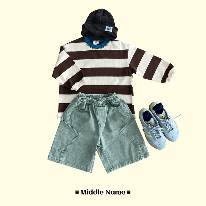 Little Foxx – Milk Colored Stripe Tee