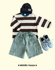 Little Foxx – Milk Colored Stripe Tee