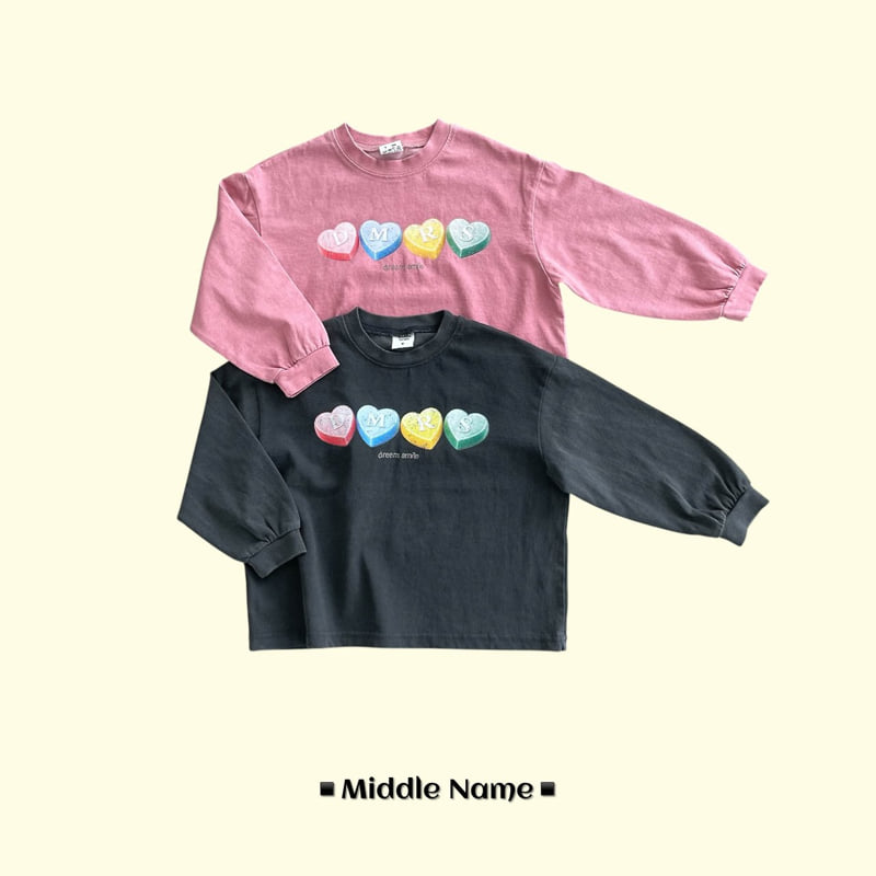 Little Foxx – Pigment Heart Long Sleeve Tee