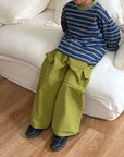 Little Foxx – Cargo Embossed Check Pants
