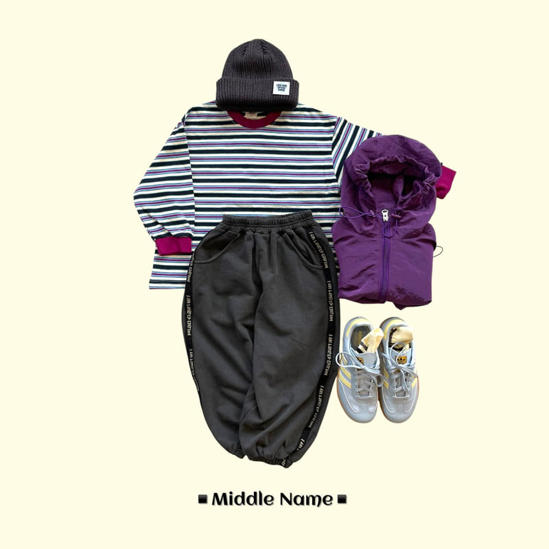 Little Foxx – Pigment Tape Jogger Pants