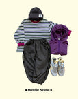 Little Foxx – Pigment Tape Jogger Pants