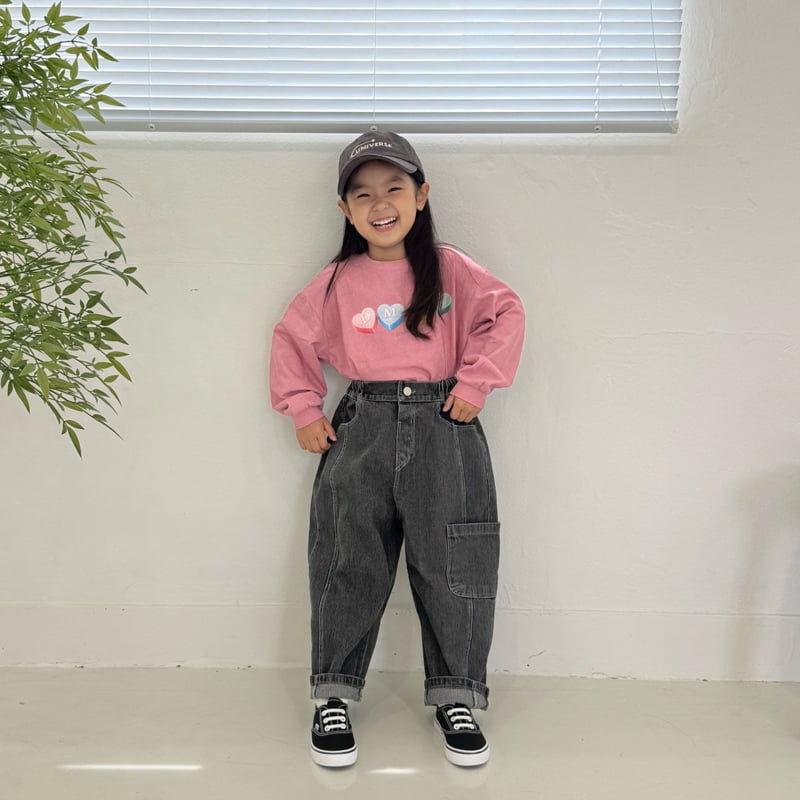 Little Foxx – Pigment Heart Long Sleeve Tee