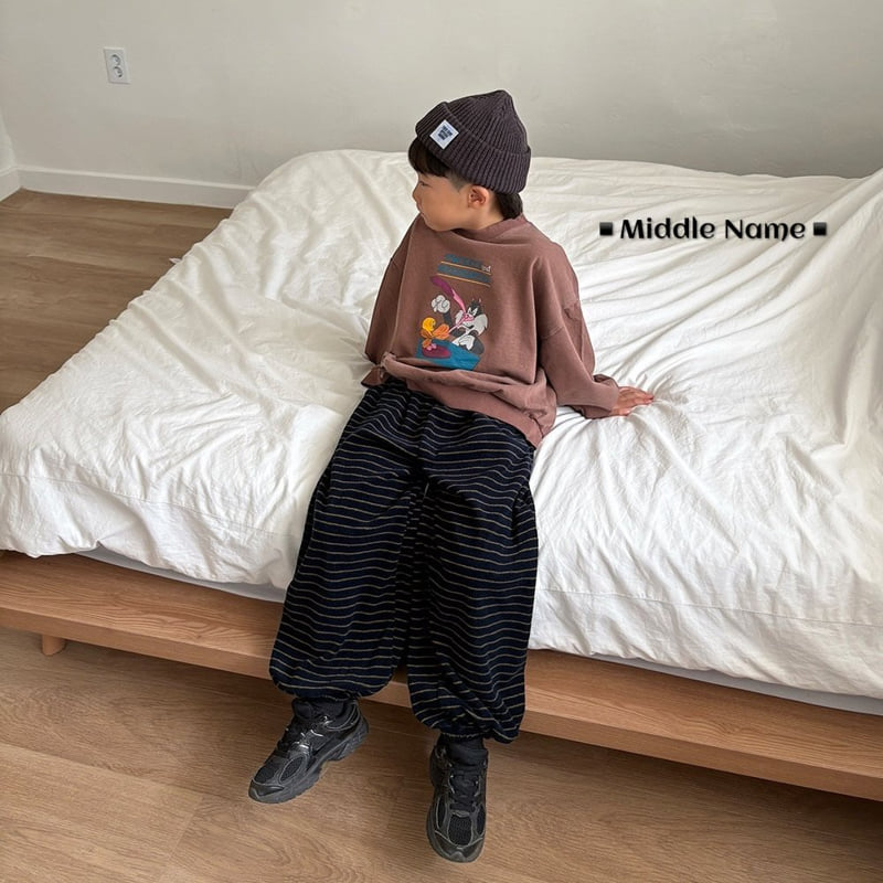 Little Foxx – Terry Striped Jogger Pants