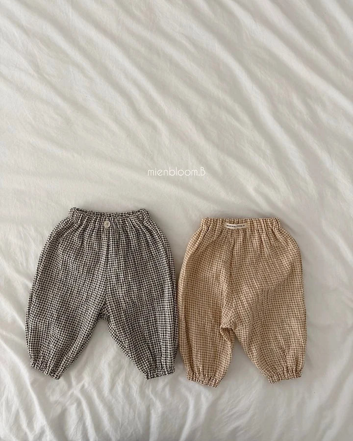 Little Foxx – Bebe Check Jogger Pants