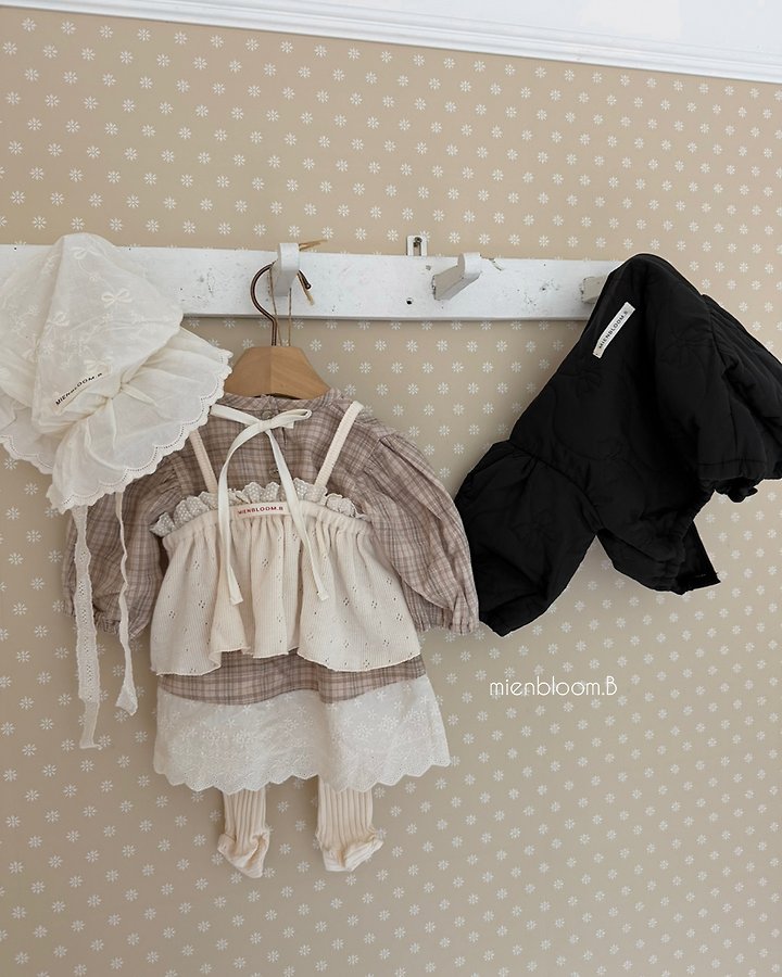 Little Foxx – Bebe Check Lace One-piece