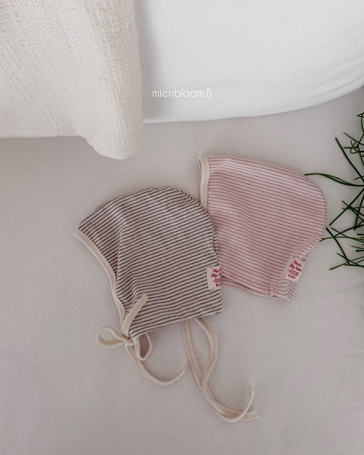 Little Foxx – Bebe Natural Stripe Bonnet