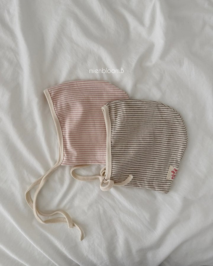 Little Foxx – Bebe Natural Stripe Bonnet