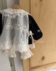 Little Foxx – Bebe Heart Lace Cape