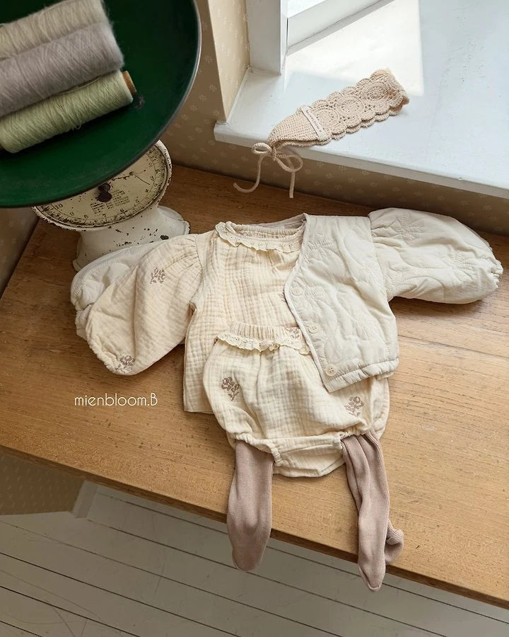 Little Foxx – Bebe Ribbon Embroidered Jacket