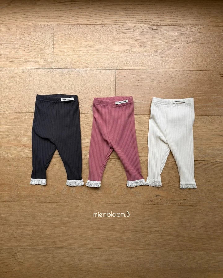 Little Foxx – Bebe Lace Rib Leggings