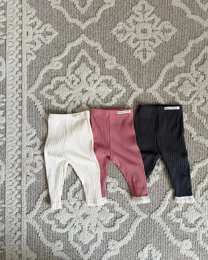 Little Foxx – Bebe Lace Rib Leggings