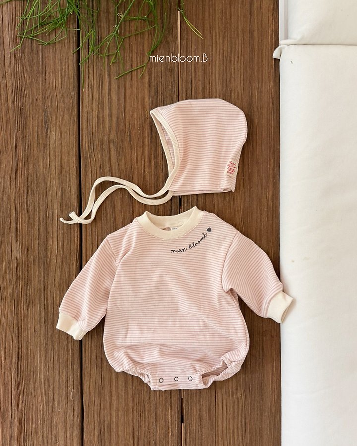 Little Foxx – Bebe Natural Stripe Bonnet