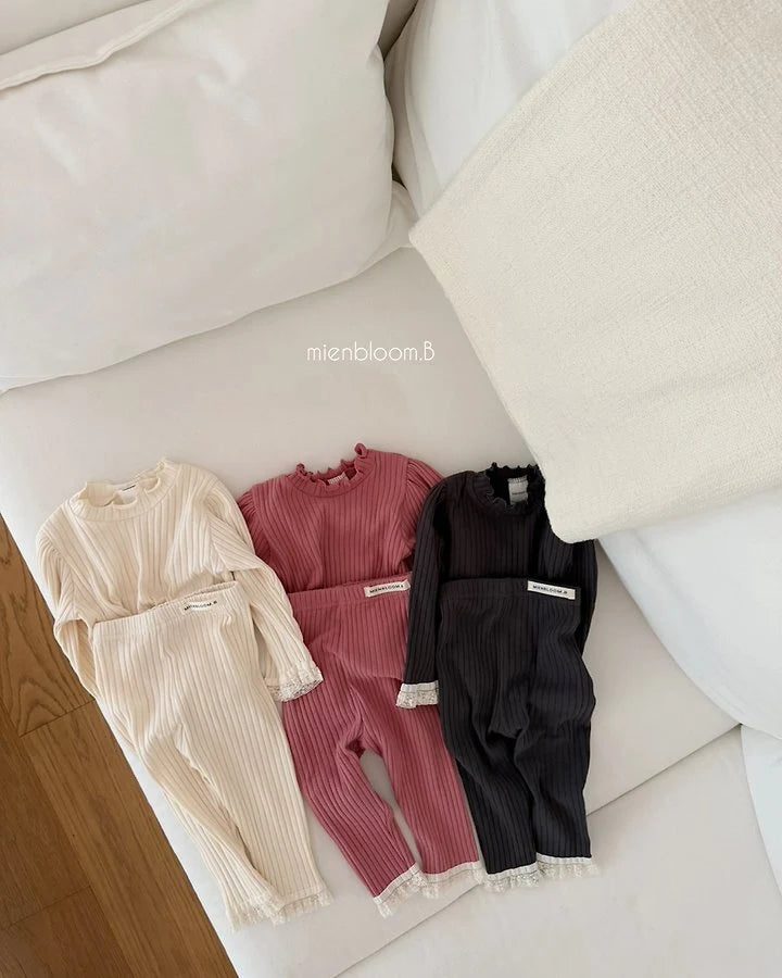 Little Foxx – Bebe Lace Rib Leggings