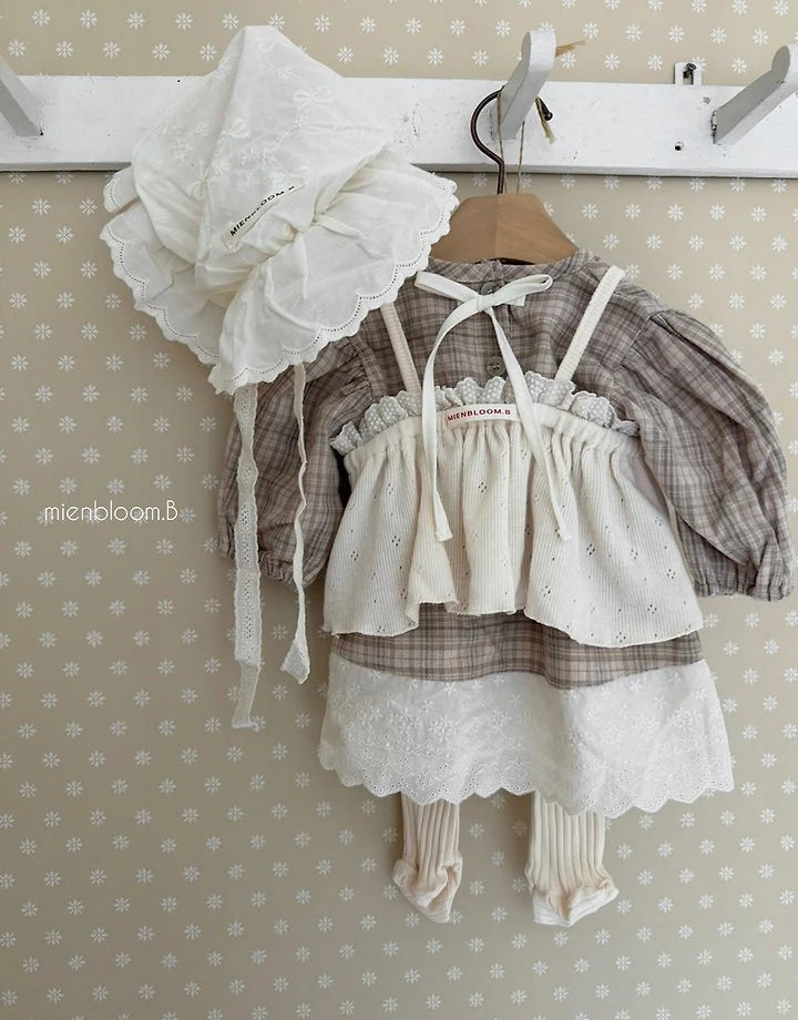 Little Foxx – Kids Check Lace One-piece