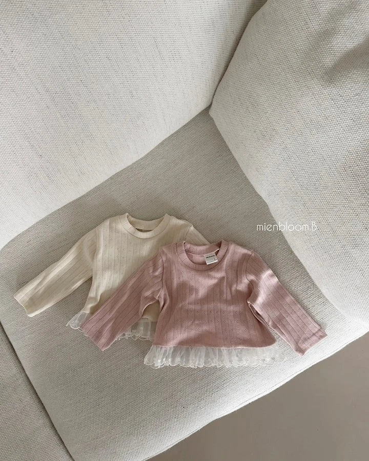 Little Foxx – Kids Heart Lace Tee