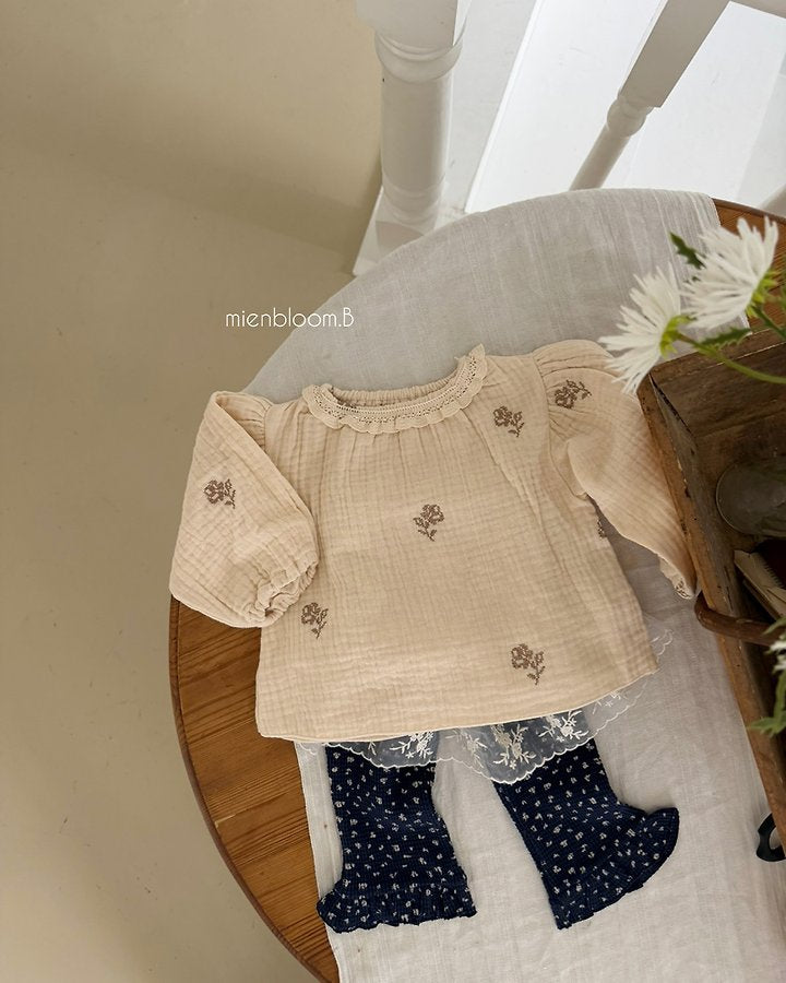 Little Foxx – Kids Rose Embroidered Blouse