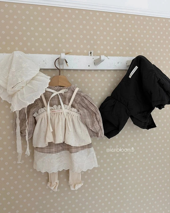 Little Foxx – Kids Check Lace One-piece