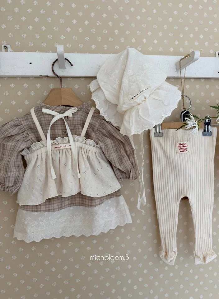 Little Foxx – Kids Check Lace One-piece