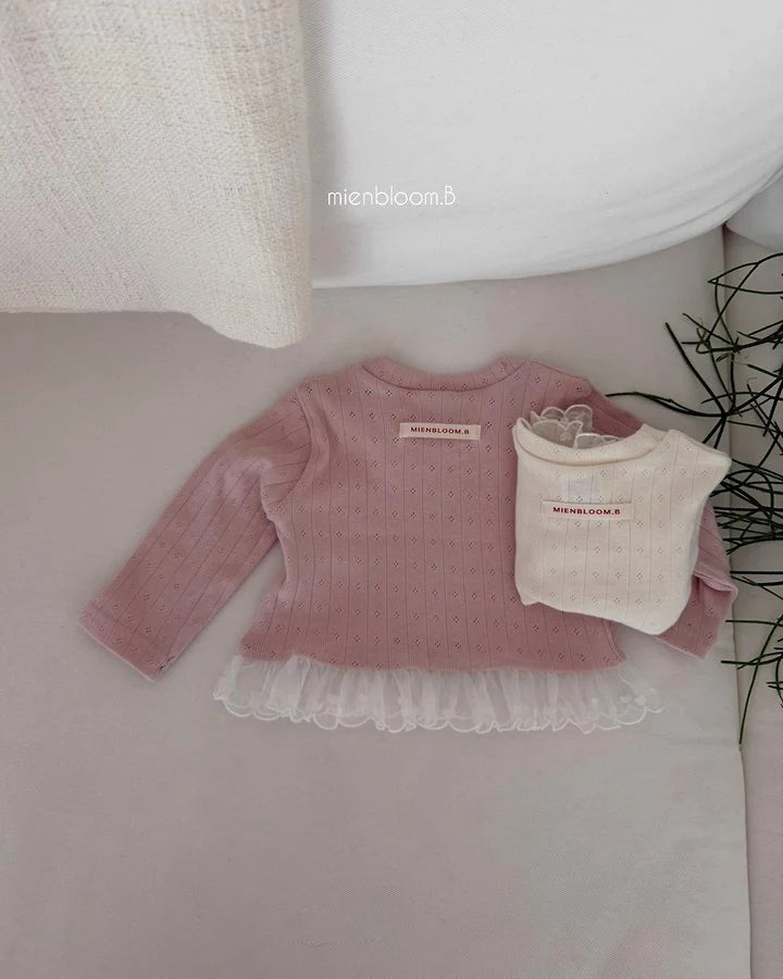 Little Foxx – Kids Heart Lace Tee