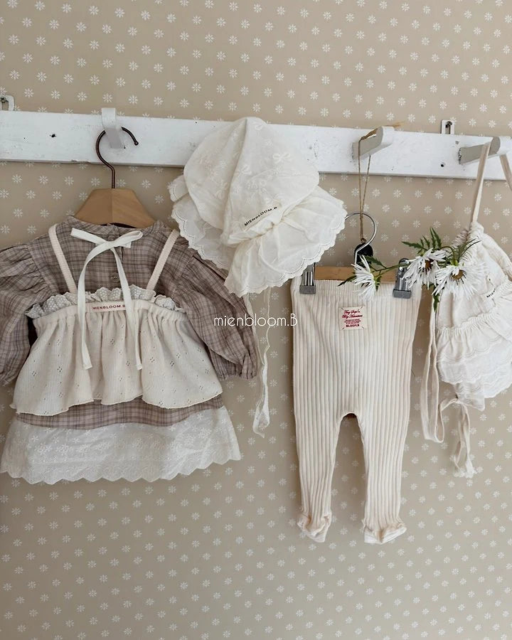 Little Foxx – Kids Check Lace One-piece