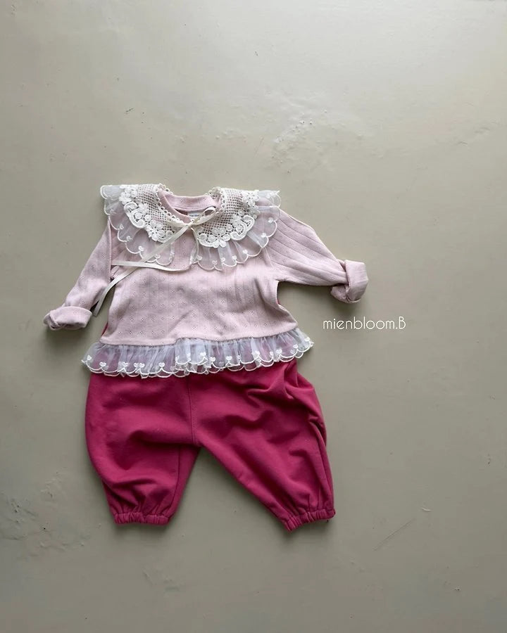 Little Foxx – Kids Heart Lace Tee
