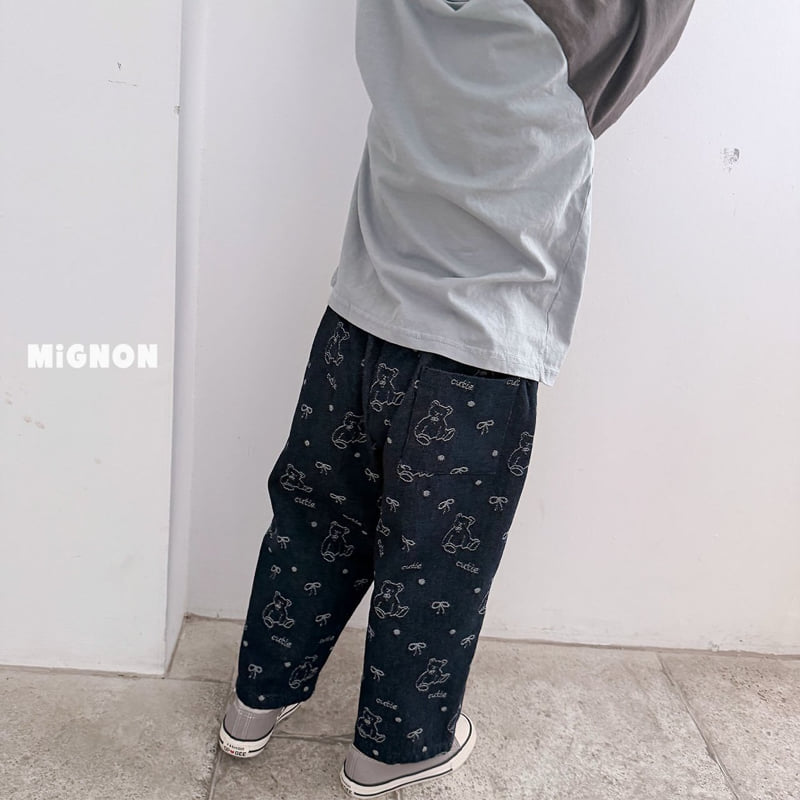 Little Foxx – Bear Denim Pants