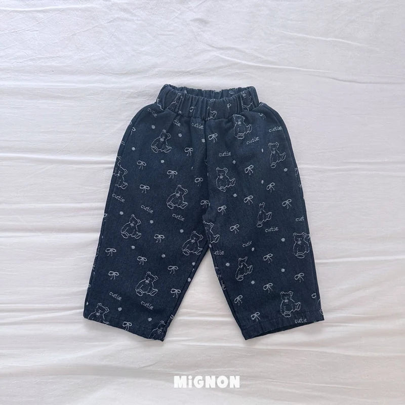 Little Foxx – Bear Denim Pants