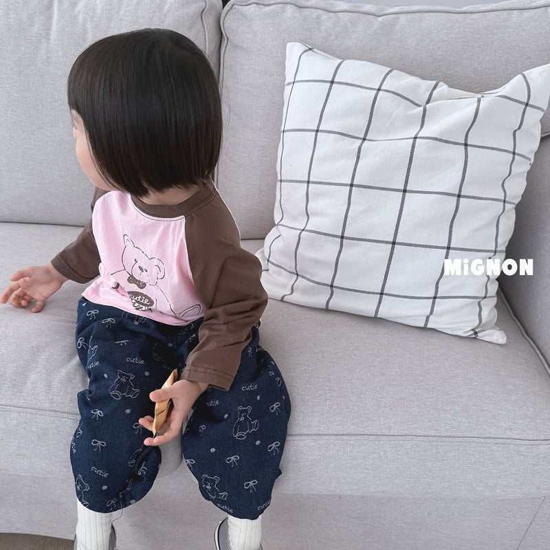 Little Foxx – Bear Denim Pants