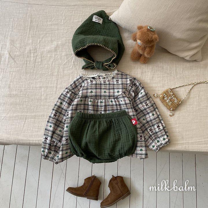 Little Foxx – Check Bear Blouse