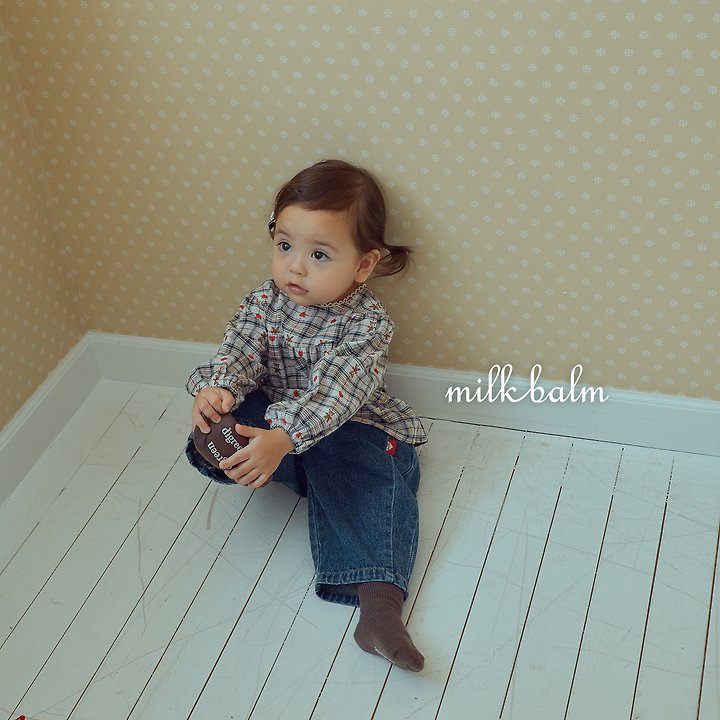 Little Foxx – Check Bear Blouse