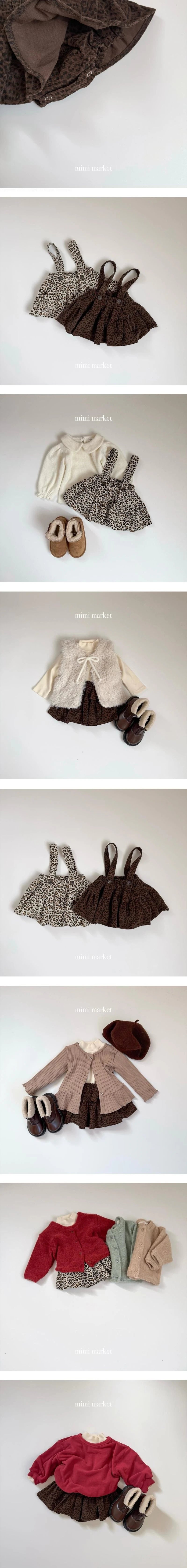 Leopard Cordu Tiered Skirt von Mimi Market – alle Detailfotos und Produktinfos
