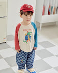 Little Foxx – Check Denim Pants