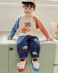 Little Foxx – New Cargo Stretch Denim Pants