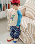 Little Foxx – Check Denim Pants