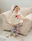 Little Foxx – Velvet Pleated Pants