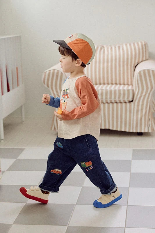 Little Foxx – New Cargo Stretch Denim Pants