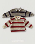 Little Foxx – Stripe Collar Tee