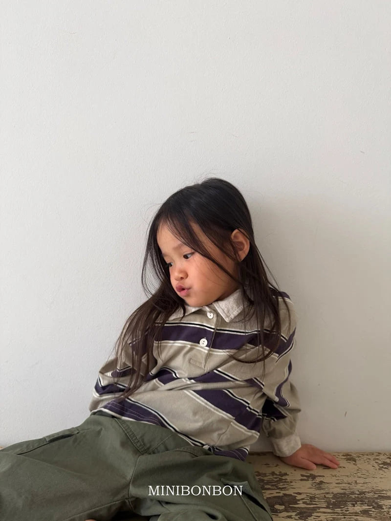 Little Foxx – Stripe Collar Tee