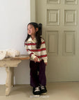 Little Foxx – Stripe Collar Tee