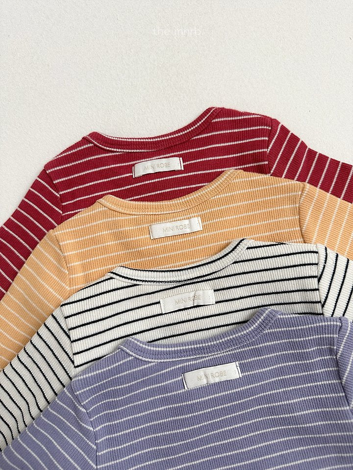 Little Foxx – Round Stripe Long Sleeve Tee