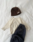 Little Foxx – Stitch Denim Jogger Pants