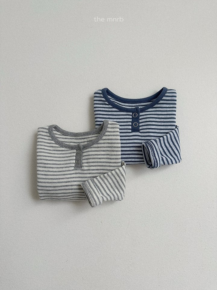 Little Foxx – Eddie Stripe Henley Tee