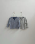Little Foxx – Eddie Stripe Henley Tee