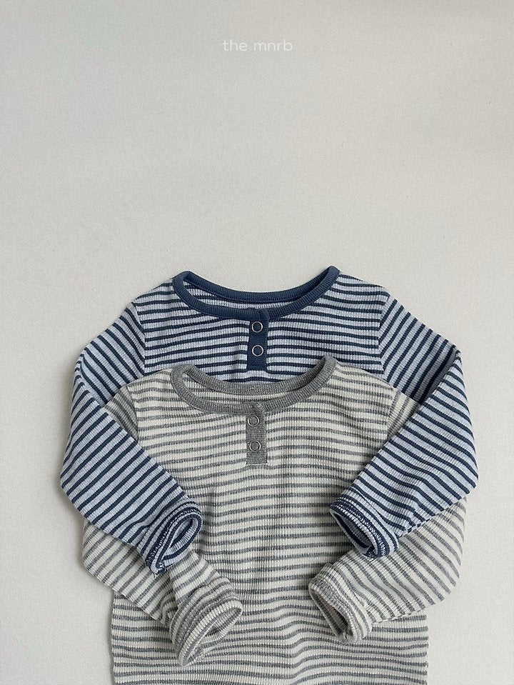 Little Foxx – Eddie Stripe Henley Tee