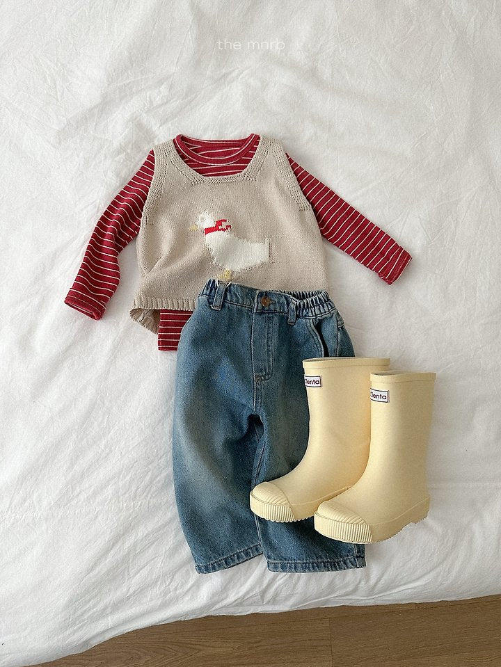 Little Foxx – Round Stripe Long Sleeve Tee